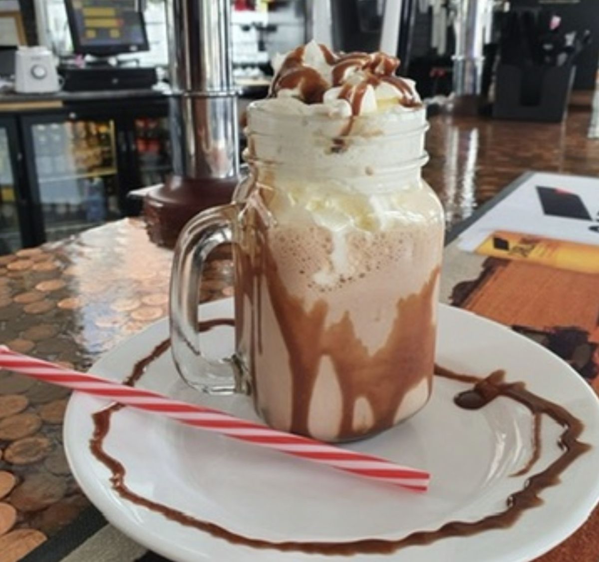 Hot chocolate in a jar at The Prince George